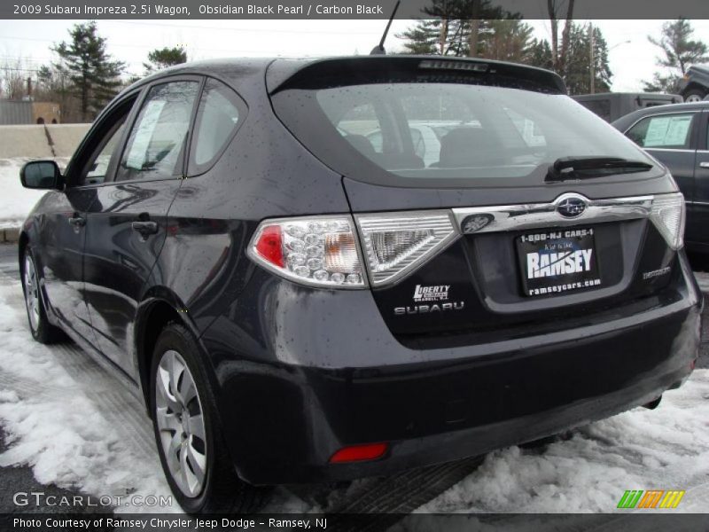 Obsidian Black Pearl / Carbon Black 2009 Subaru Impreza 2.5i Wagon