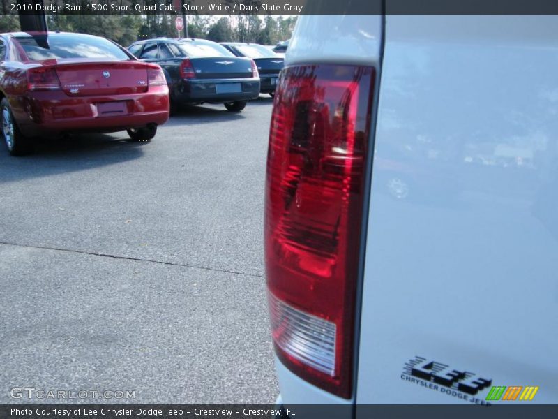 Stone White / Dark Slate Gray 2010 Dodge Ram 1500 Sport Quad Cab