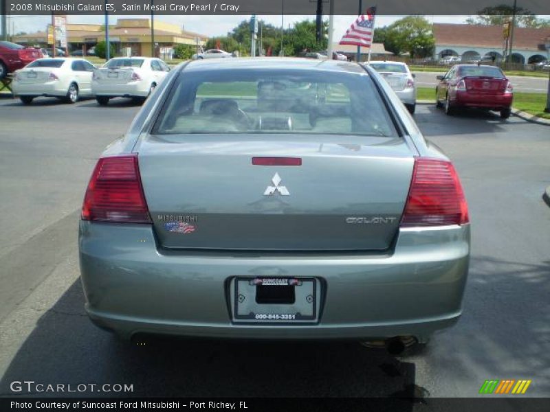 Satin Mesai Gray Pearl / Gray 2008 Mitsubishi Galant ES