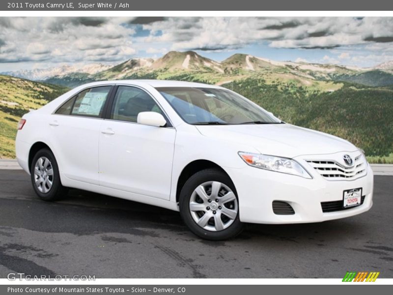 Super White / Ash 2011 Toyota Camry LE