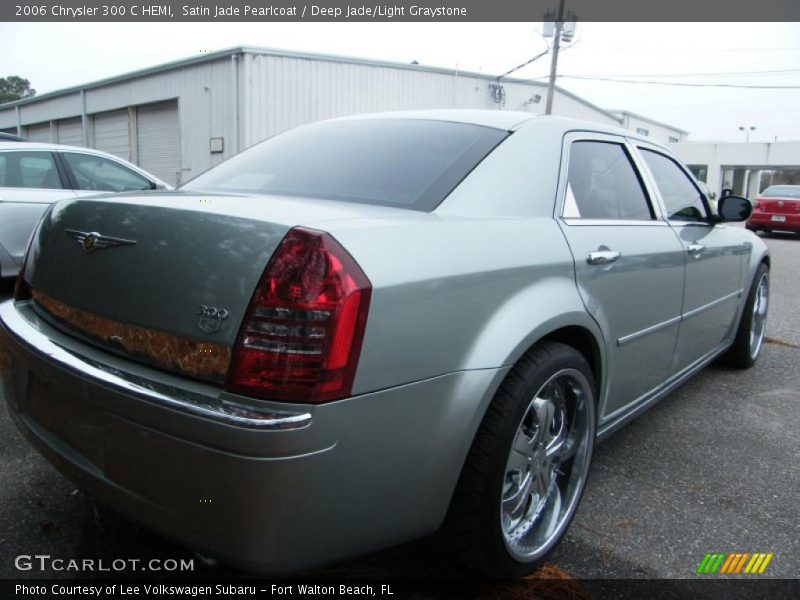 Satin Jade Pearlcoat / Deep Jade/Light Graystone 2006 Chrysler 300 C HEMI