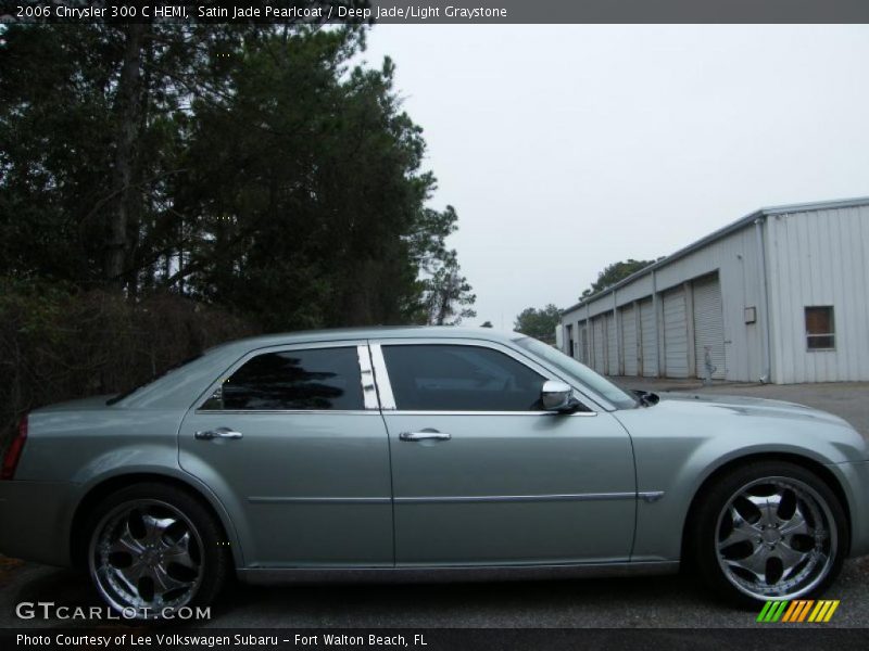Satin Jade Pearlcoat / Deep Jade/Light Graystone 2006 Chrysler 300 C HEMI
