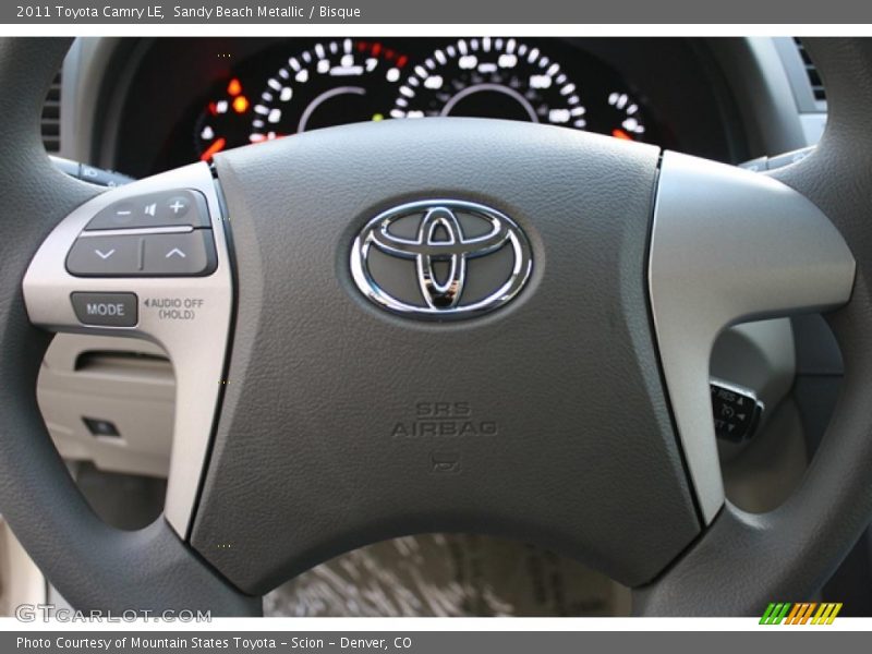 Sandy Beach Metallic / Bisque 2011 Toyota Camry LE
