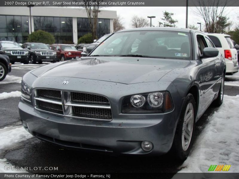 Silver Steel Metallic / Dark Slate Gray/Light Graystone 2007 Dodge Charger R/T