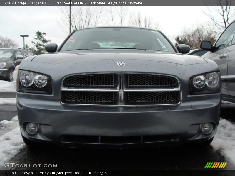 Silver Steel Metallic / Dark Slate Gray/Light Graystone 2007 Dodge Charger R/T