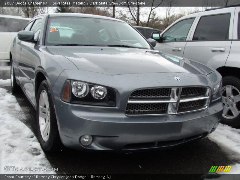Silver Steel Metallic / Dark Slate Gray/Light Graystone 2007 Dodge Charger R/T