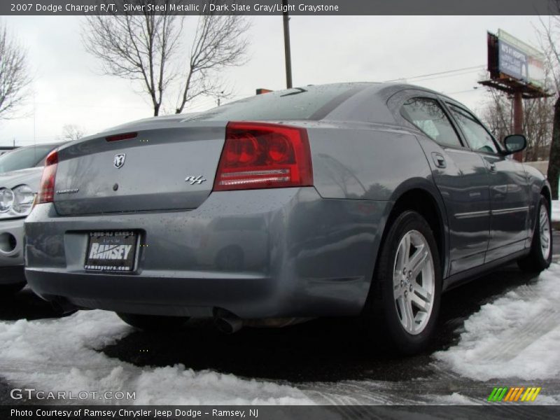 Silver Steel Metallic / Dark Slate Gray/Light Graystone 2007 Dodge Charger R/T