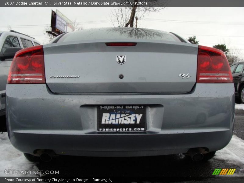 Silver Steel Metallic / Dark Slate Gray/Light Graystone 2007 Dodge Charger R/T