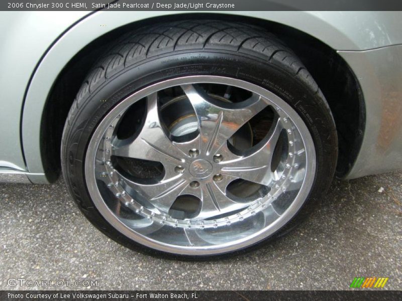 Satin Jade Pearlcoat / Deep Jade/Light Graystone 2006 Chrysler 300 C HEMI