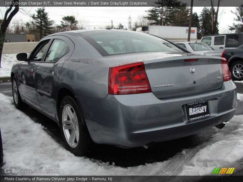 Silver Steel Metallic / Dark Slate Gray/Light Graystone 2007 Dodge Charger R/T