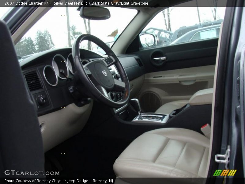 Silver Steel Metallic / Dark Slate Gray/Light Graystone 2007 Dodge Charger R/T