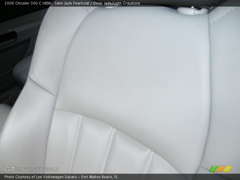 Satin Jade Pearlcoat / Deep Jade/Light Graystone 2006 Chrysler 300 C HEMI