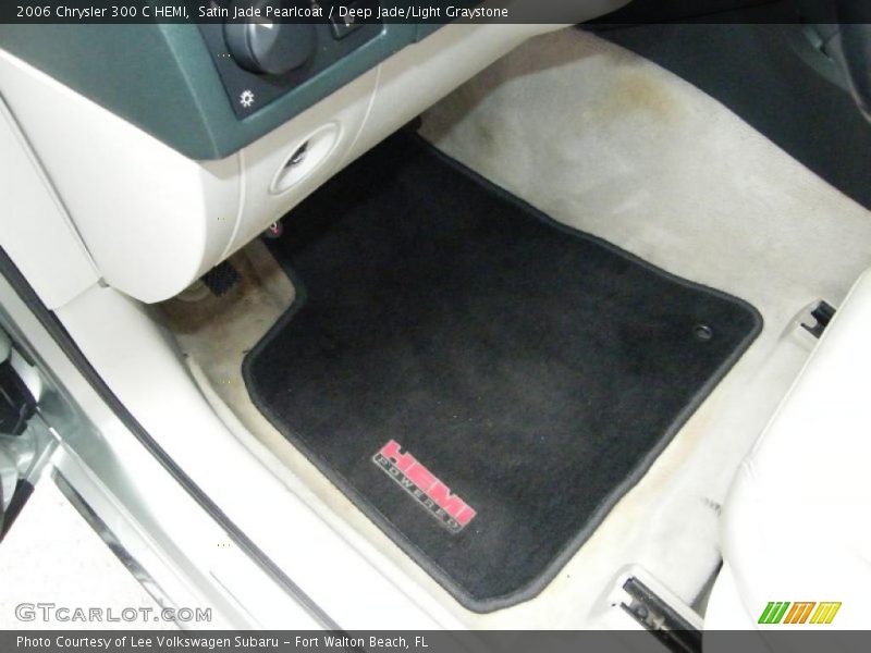 Satin Jade Pearlcoat / Deep Jade/Light Graystone 2006 Chrysler 300 C HEMI