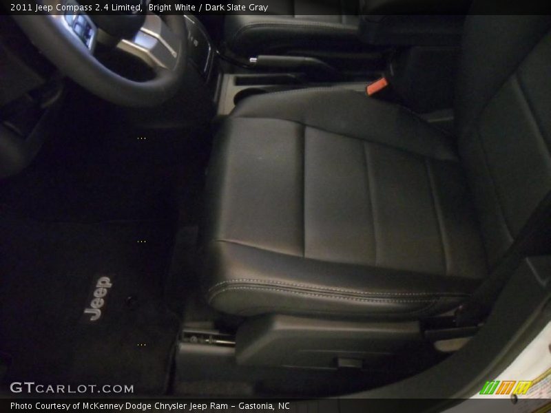 Bright White / Dark Slate Gray 2011 Jeep Compass 2.4 Limited