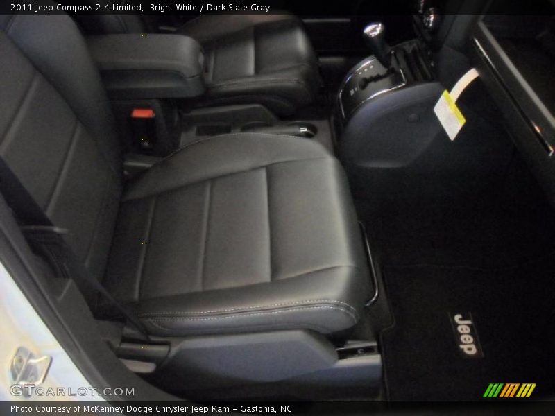 Bright White / Dark Slate Gray 2011 Jeep Compass 2.4 Limited