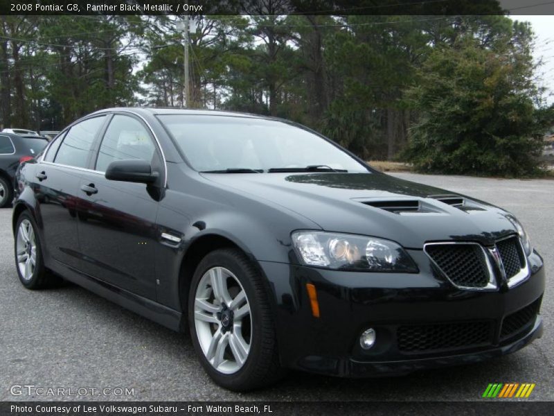 Panther Black Metallic / Onyx 2008 Pontiac G8