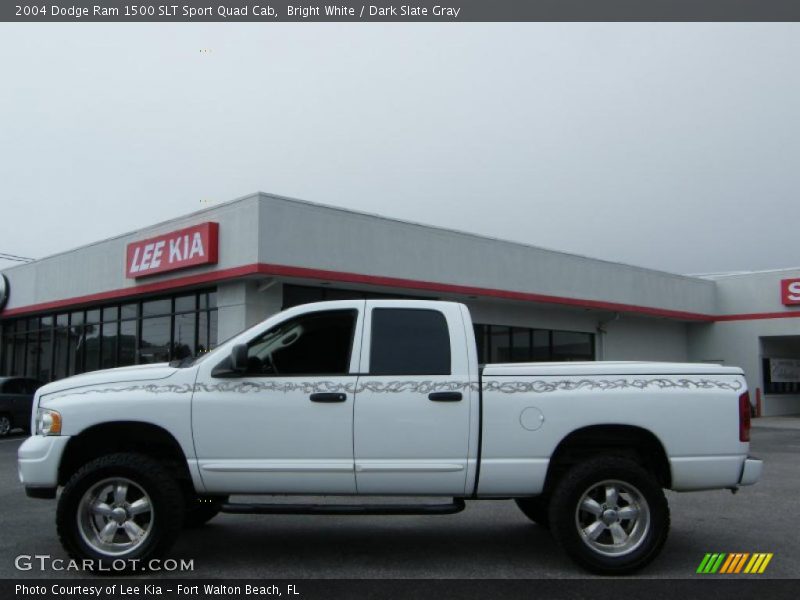 Bright White / Dark Slate Gray 2004 Dodge Ram 1500 SLT Sport Quad Cab