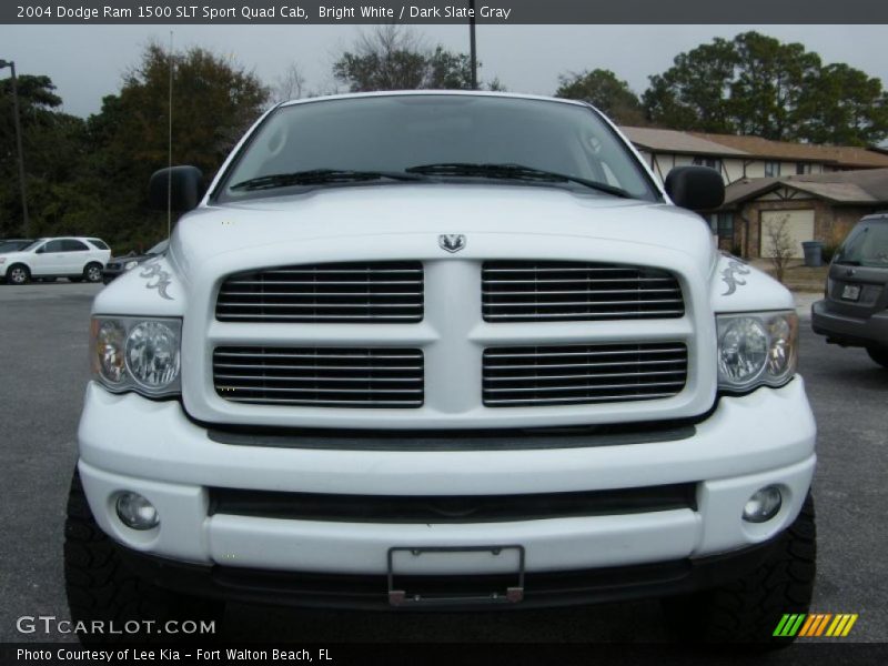 Bright White / Dark Slate Gray 2004 Dodge Ram 1500 SLT Sport Quad Cab