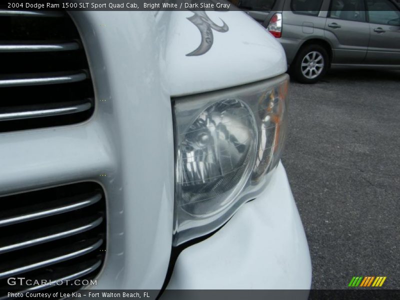 Bright White / Dark Slate Gray 2004 Dodge Ram 1500 SLT Sport Quad Cab