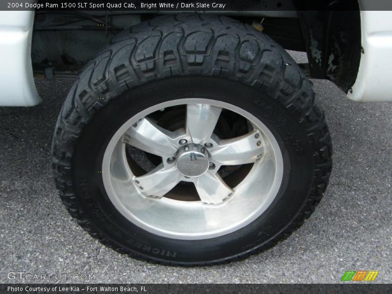 Bright White / Dark Slate Gray 2004 Dodge Ram 1500 SLT Sport Quad Cab