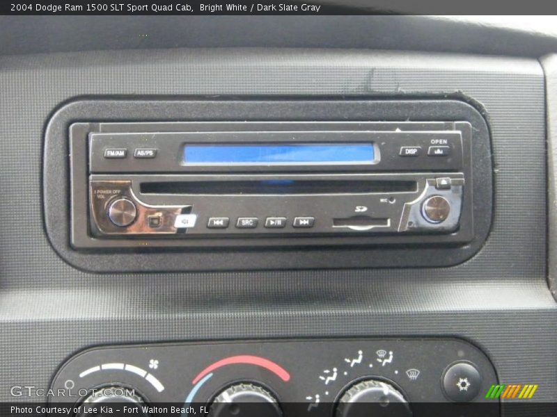 Bright White / Dark Slate Gray 2004 Dodge Ram 1500 SLT Sport Quad Cab