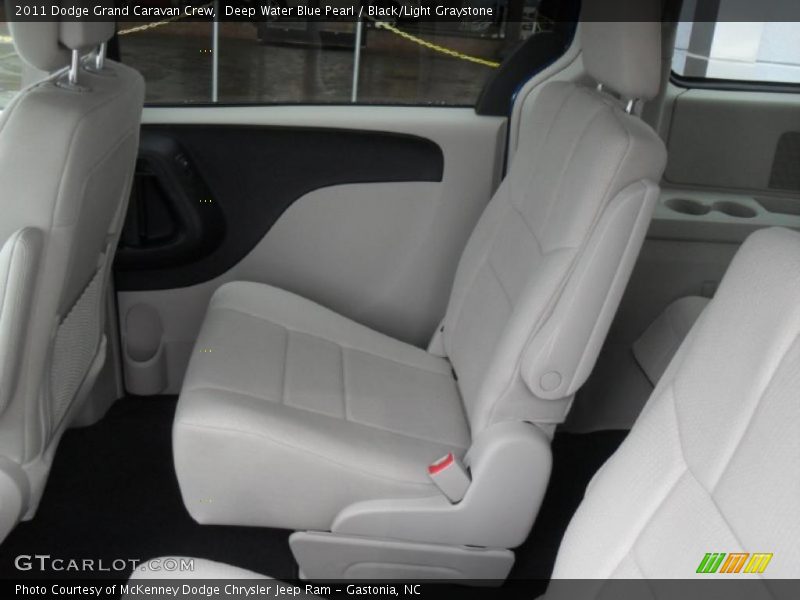  2011 Grand Caravan Crew Black/Light Graystone Interior