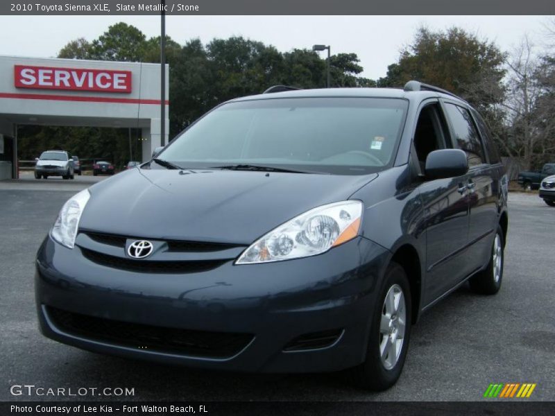 Slate Metallic / Stone 2010 Toyota Sienna XLE