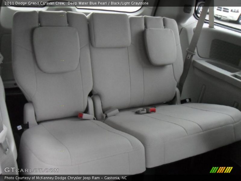  2011 Grand Caravan Crew Black/Light Graystone Interior