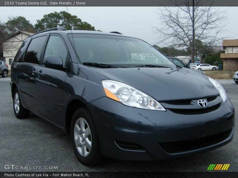 Slate Metallic / Stone 2010 Toyota Sienna XLE