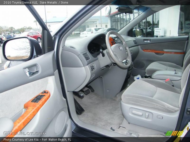  2010 Sienna XLE Stone Interior