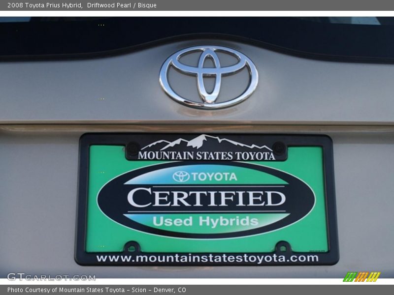 Driftwood Pearl / Bisque 2008 Toyota Prius Hybrid
