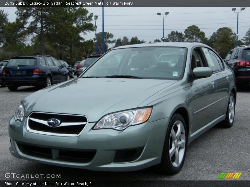 Seacrest Green Metallic / Warm Ivory 2009 Subaru Legacy 2.5i Sedan