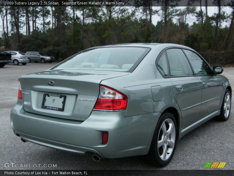 Seacrest Green Metallic / Warm Ivory 2009 Subaru Legacy 2.5i Sedan