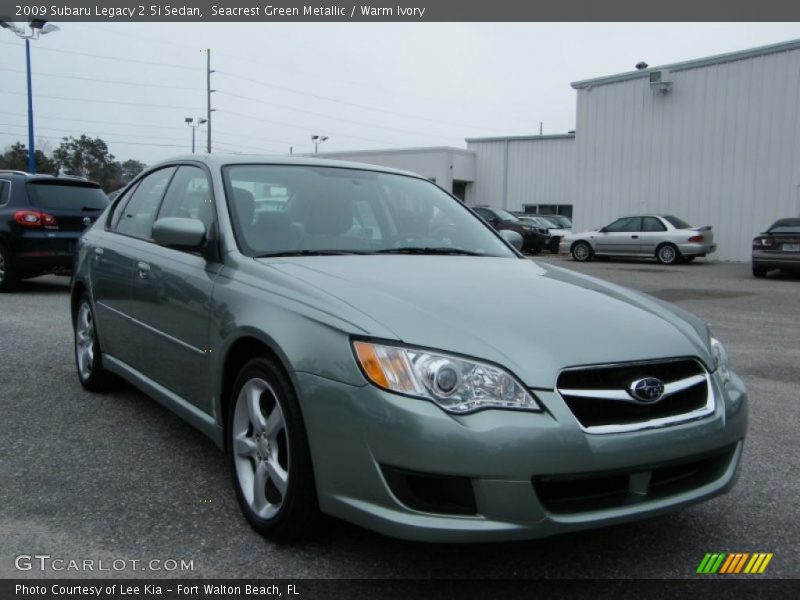 Seacrest Green Metallic / Warm Ivory 2009 Subaru Legacy 2.5i Sedan
