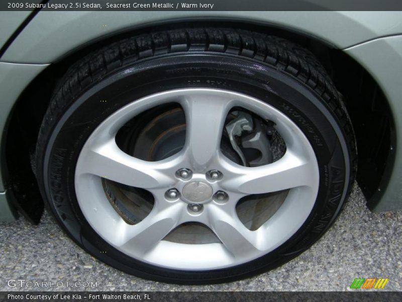 Seacrest Green Metallic / Warm Ivory 2009 Subaru Legacy 2.5i Sedan