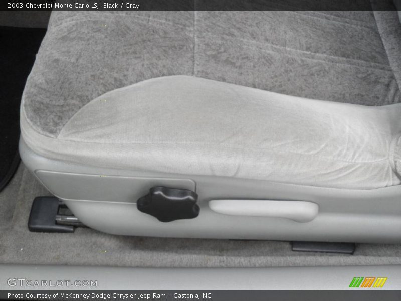 Black / Gray 2003 Chevrolet Monte Carlo LS