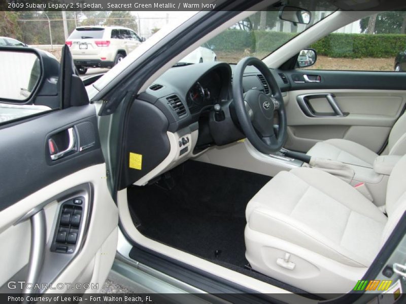 Seacrest Green Metallic / Warm Ivory 2009 Subaru Legacy 2.5i Sedan