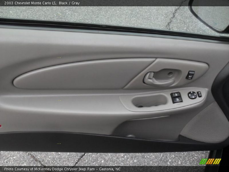 Black / Gray 2003 Chevrolet Monte Carlo LS