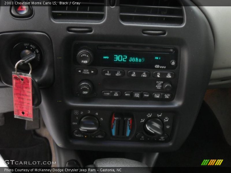 Black / Gray 2003 Chevrolet Monte Carlo LS