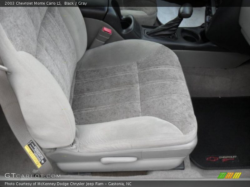 Black / Gray 2003 Chevrolet Monte Carlo LS