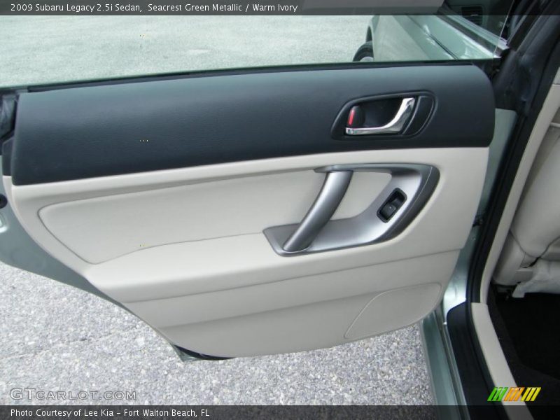 Seacrest Green Metallic / Warm Ivory 2009 Subaru Legacy 2.5i Sedan