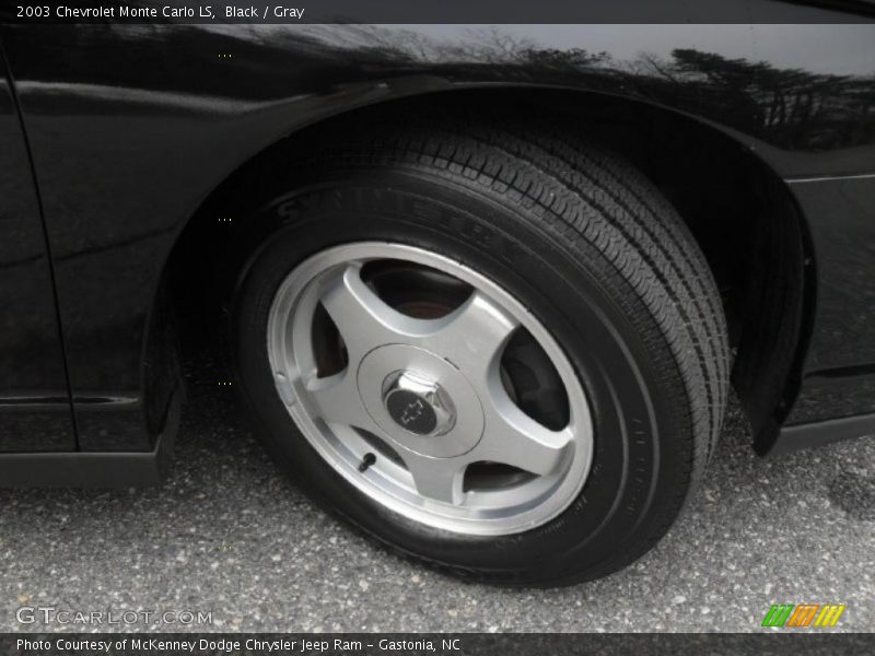 Black / Gray 2003 Chevrolet Monte Carlo LS