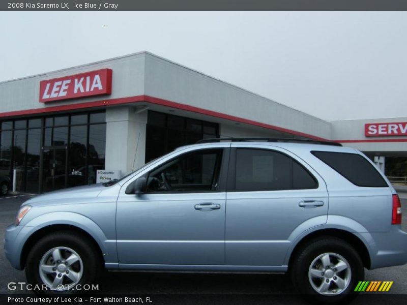 Ice Blue / Gray 2008 Kia Sorento LX