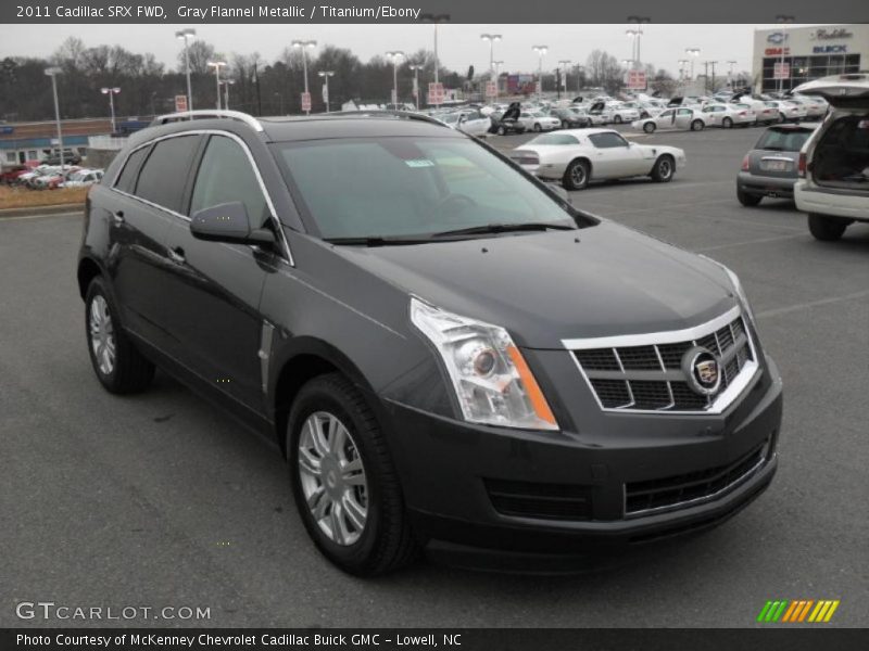 Gray Flannel Metallic / Titanium/Ebony 2011 Cadillac SRX FWD