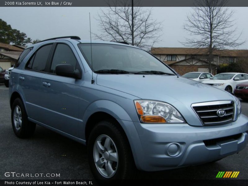 Ice Blue / Gray 2008 Kia Sorento LX
