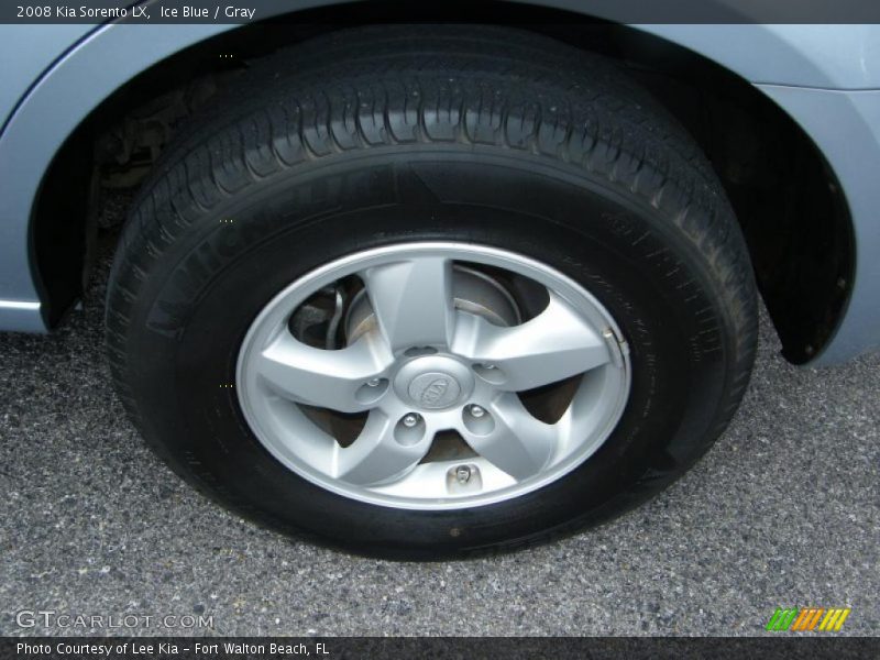 Ice Blue / Gray 2008 Kia Sorento LX