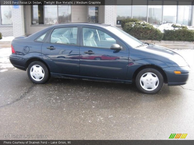 Twilight Blue Metallic / Medium Graphite 2003 Ford Focus LX Sedan