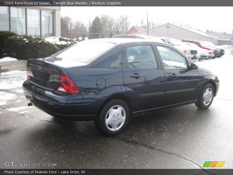 Twilight Blue Metallic / Medium Graphite 2003 Ford Focus LX Sedan