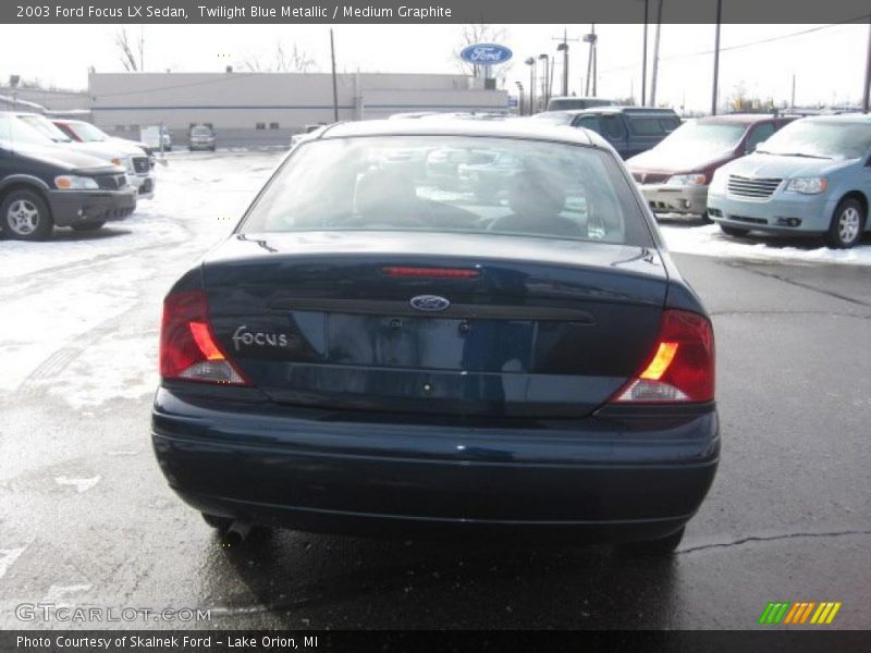 Twilight Blue Metallic / Medium Graphite 2003 Ford Focus LX Sedan