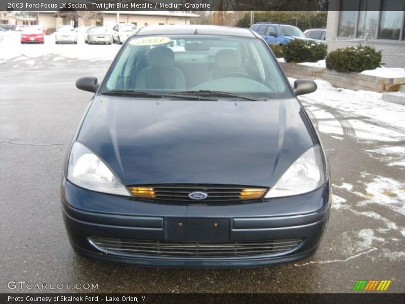 Twilight Blue Metallic / Medium Graphite 2003 Ford Focus LX Sedan